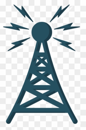 Amateur Radio - Cartoon Cell Phone Towers - Free Transparent PNG Clipart  Images Download
