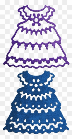 Cheery Lynn Designs Stanzform Babykleidchen / Baby - Cheery Lynn Designs - Baby Girl's Dress Die - Cabd53