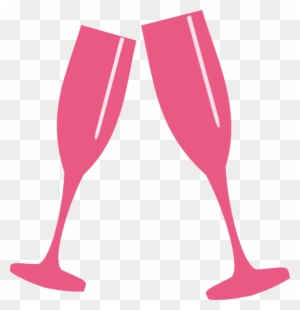 Champagne Glass Wine Glass Clip Art - Pink Champagne Glass Clip Art