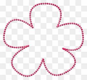 Pink Flower Clipart Flower Shape - Flower Shape Outline