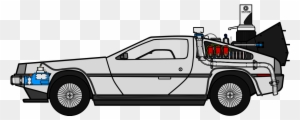 Delorean Time Machine Png