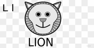 Lion Face Animal Free Black White Clipart Images Clipartblack - Lion Face Clip Art