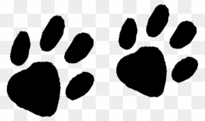 Outline Lion Footprint - Animal Footprints Clip Art
