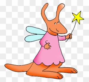 Cartoon Drawings Of Animals - Kangaroo Fairy