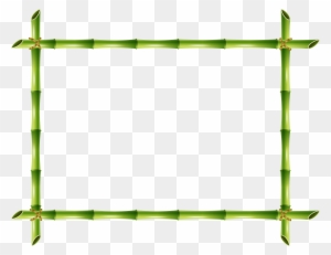 Bamboo Frame Png Transparent Clip Art Image - Bamboo Frame Png