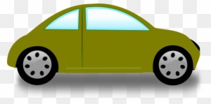 Green Grey Car Clip Art - Toy Cars Clip Art