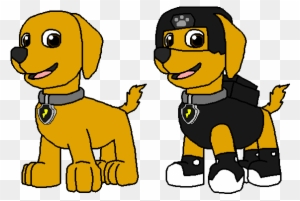 Sparky The Mechanic Pup By Wolf Prince Leon - Paw Patrol Fan Made Pups