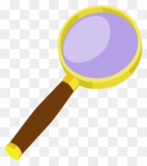 Clip Art Magnifying Glass And Paper - Magnifying Glass Cutie Mark
