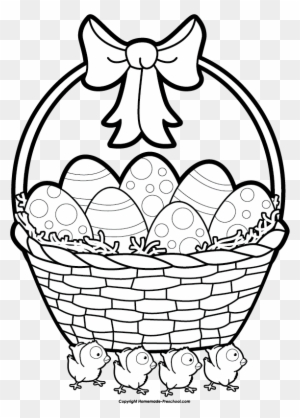 Apple Basket Clipart - Draw A Easter Basket