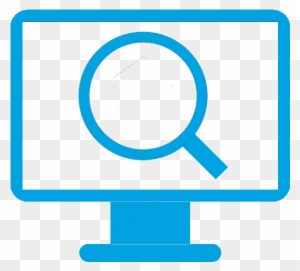 Magnifying Glass On A Computer Monitor - Circle - Free Transparent PNG ...