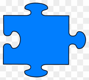 Blue Puzzle Svg Clip Arts 600 X 539 Px - Puzzle Clip Art Png