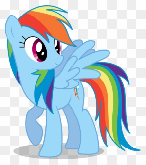 Rainbow Dash Vector - My Little Pony Rainbow Dash