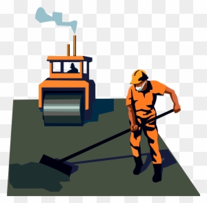 clipart of paving and asphalt work
