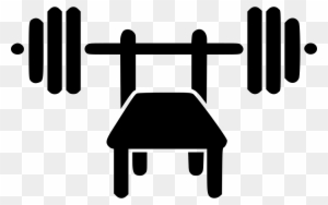 Bench Press Comments - Bench Press Clipart Black And White