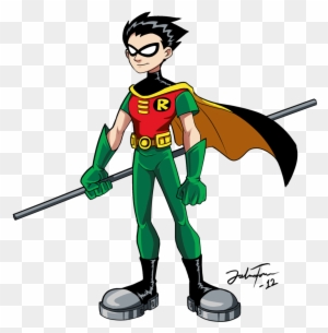 Teen Titans Png Clipart - Robin Teen Titans Staff
