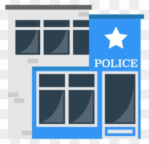 Size - Police Building Png