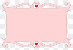 Heart, Vector Frame Png - Love Frames And Borders