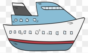 Boat Cruise Ship - Cartoon Cruise Ship Images Png
