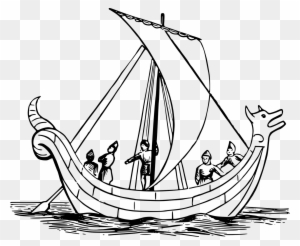 Boat Free Coloring Pages For Kids 12 Pics - Ship Clipart Black And White
