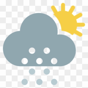 Free Illustration Cloud Partly Cloudy Sun Snow Image - Weather