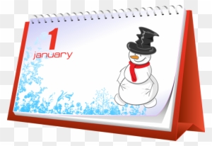 Clip Art And Information About The Month Of January - January 1st Clipart