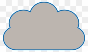 Cloud Clip Art - Cloud With Flat Bottom