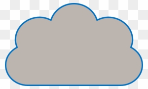 Cloud Clip Art - Cloud With Flat Bottom