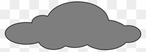 Clouds Clipart Grey Cloud - Grey Cloud Clipart