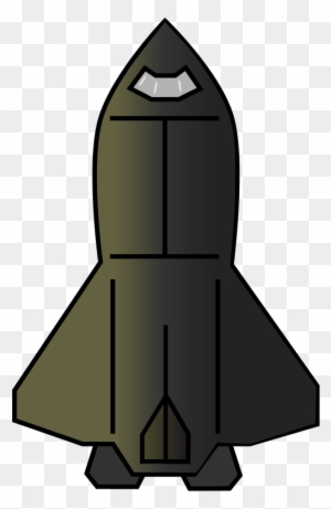 Space Ship Clipart - Simple Spaceship Clipart