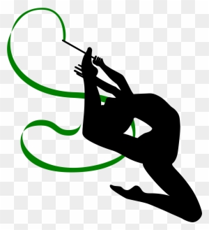 Gymnast Clipart Rhythmic Gymnastics - Rhythmic Gymnastics Ribbon Clip Art