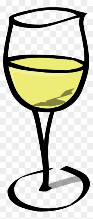 Glass Of White Wine Clip Art At Clker - Wine Glass Clip Art