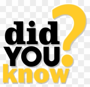 Did You Know Clipart, Transparent PNG Clipart Images Free Download -  ClipartMax