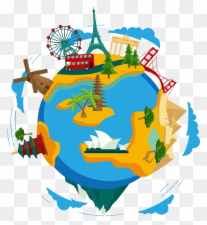 Earth Clip Art - World Travel Clipart Png