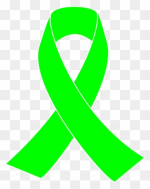Lymphoma Ribbon - Lime Green Awareness Ribbon