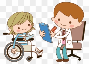 Nurse Patient Wheelchair Clip Art - Clip Art Child In Wheelchair