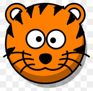 Tiger Clipart Orange - Clip Art Tiger Face