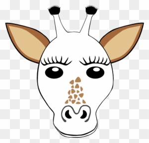 Pin Donkey Clipart Face Mask - Giraffe Head Coloring Pages