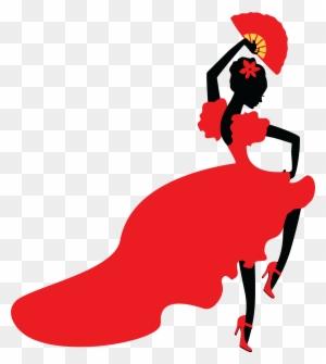 Free Clipart Of A Flamenco Dancer - Flamenco Dancer Clipart