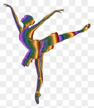 Clipart - Ballerina Dance Silhouette Png