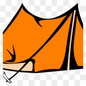 Tent Clipart Orange Tent Clip Art At Clker Vector Clip - Camping Lantern Coloring Page