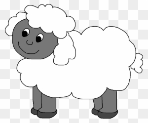 Sheep Clip Art - Clipart Of Sheep Black N White