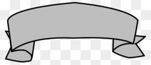 Gray Clipart Banner - Banners Png