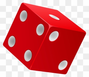Red Dice Png Clip Art - Dice Png