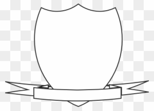 Shield With Banner Transparent