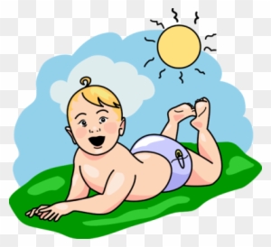 Image Sunny Day Baby Clip Art - Activities In Sunny Day Cliparts