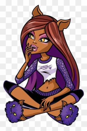 Monster High Clawdeen Wolf Clipart - High Clawdeen Wolf Dead Tired