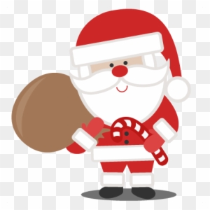 Santa With Bag Svg Scrapbook Cut File Cute Clipart - Merry Christmas And All That Bollocks