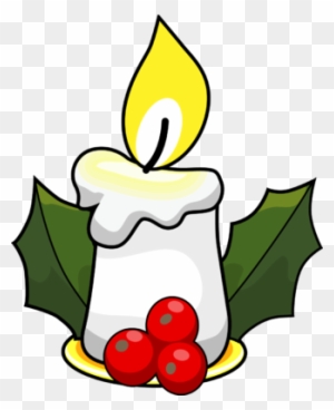 Clipart Of A Christmas Candle Image Christart Com - Christmas Candle Clip Art