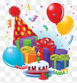 May Birthday Clipart - Gift Birthday Clipart