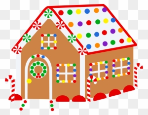 Christmas Gingerbread House Free Clip Art - Gingerbread House Clip Art